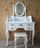 2015 Europe style bath vanity dresser with mirror and stool - K009C