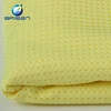 Yellow plain knitting Athletic polyester mesh fabrics australia for garment