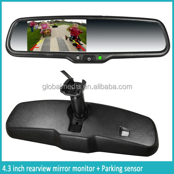 Multifunctional Car Rearview Mirror With Auto Dimming And Parking