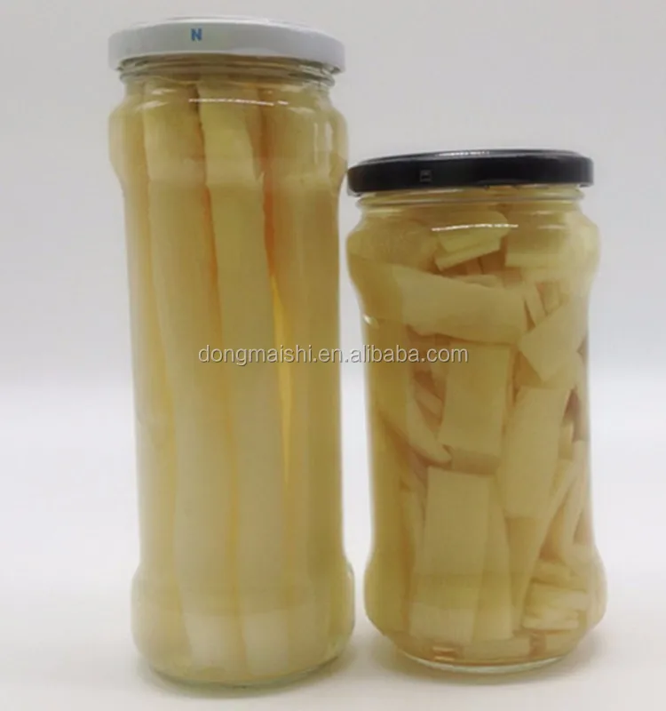 Brine Canned Vegetables Glass Jar Canned Bamboo Shoot Strips Buy