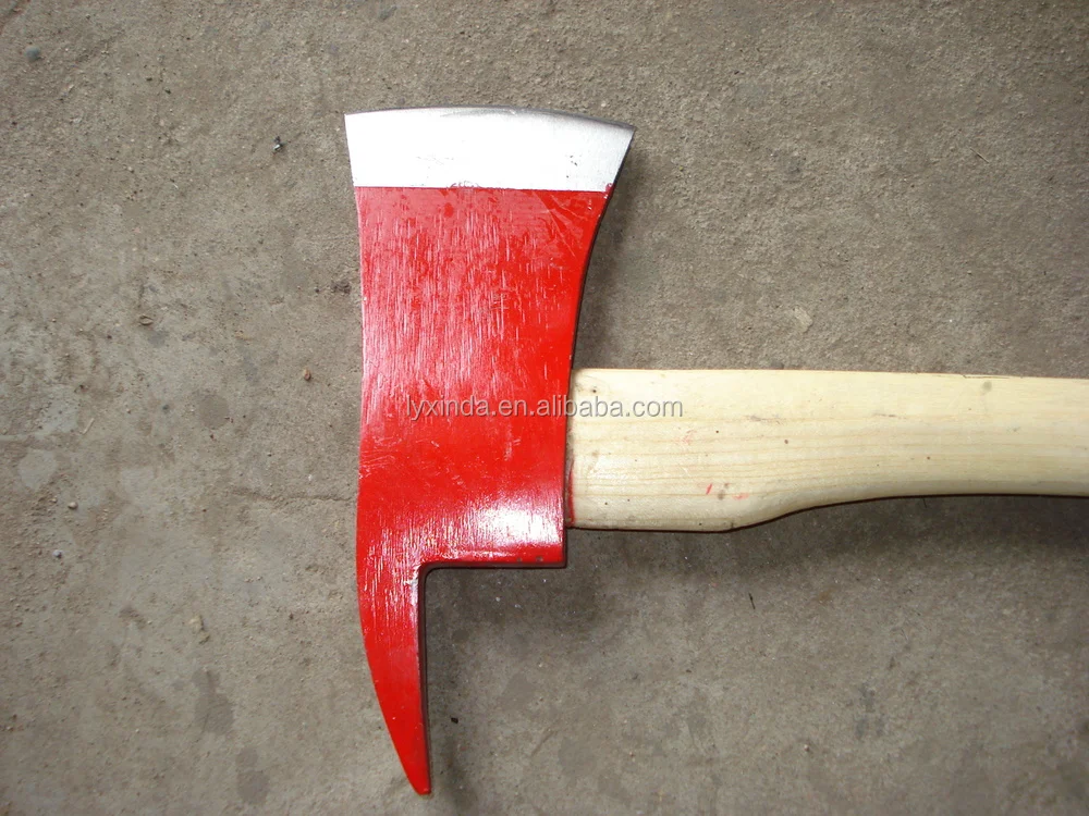 Wooden Handle Firefighter Axe For Fire Fighting Buy Firefighter Axe