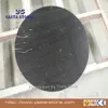 Restaurant romantic black small dining table nero marquina marble table for couple