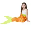 Factory Price Wholesale Little Mermaid Blanket Colorful Cute Little Mermaid Tail Blanket