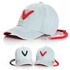 classic distressed denim baseball cap strap adjuster manufacturer for children