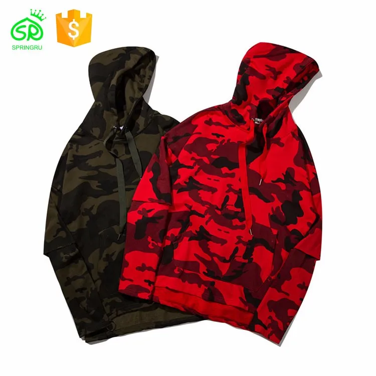 red camo hoodie womens