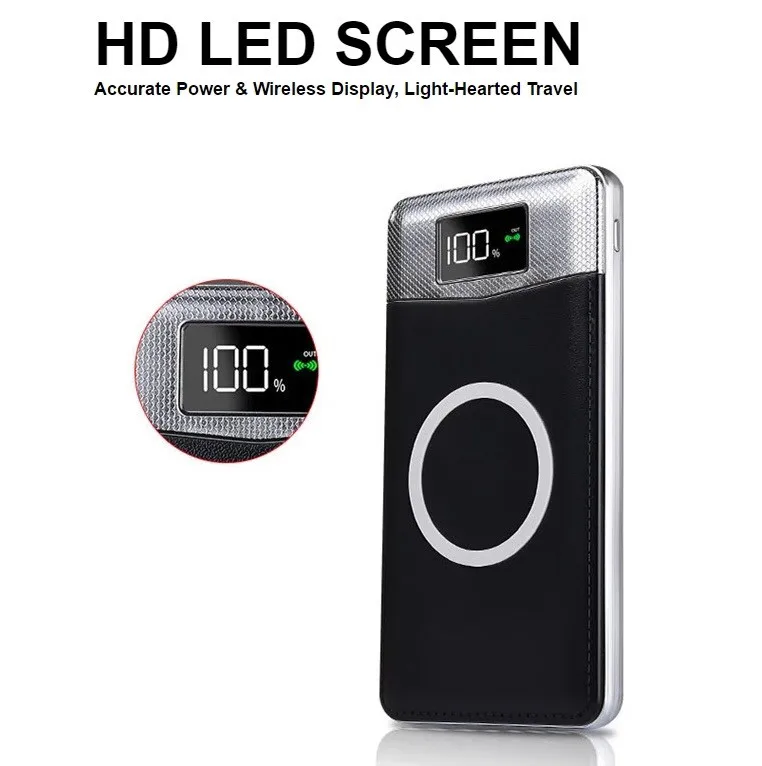New cell phone charger qi wireless charging power banks 10000mah - ANKUX.COM