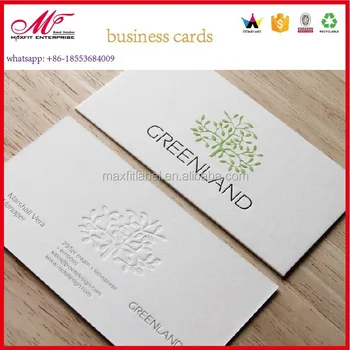 cards business embossed calling card letterpress wholesale larger