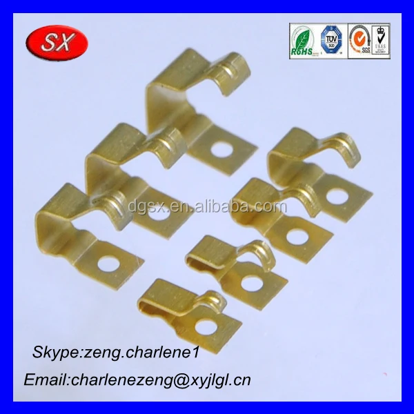 Battery Leaf Spring Contact Connector /leaf Spring Contact Stamping