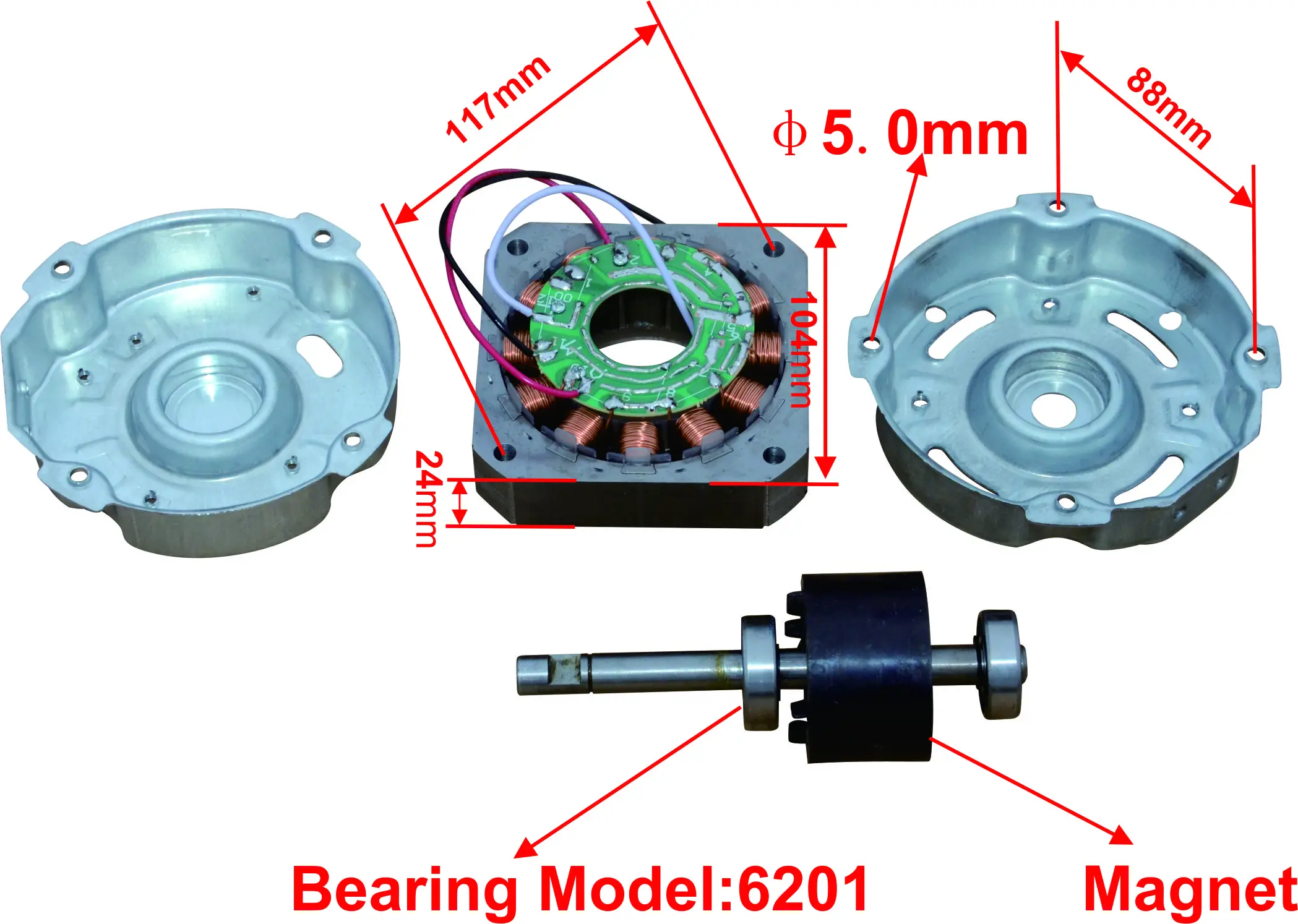 DC18inch metal wall mounted fan with remote