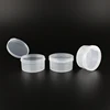 1oz 30g round shape small storage box plastic containers with lid PP material clear bin pill medicine organizer clay holder