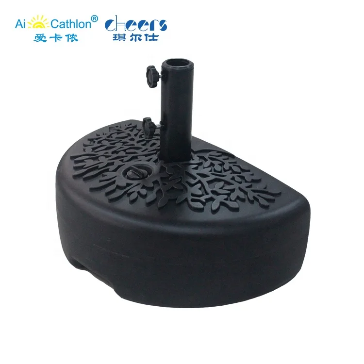 half round parasol base