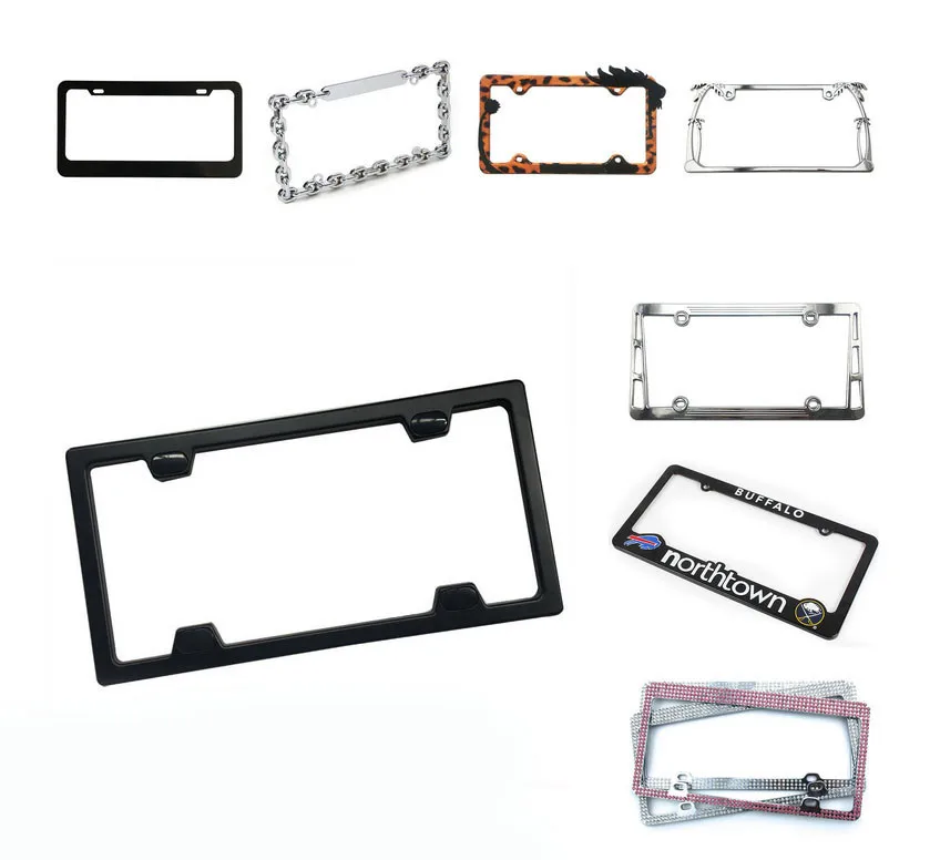 52*11cm European Style Decorative Car License Plate Embossed Custom Car Plates Aluminum Blank