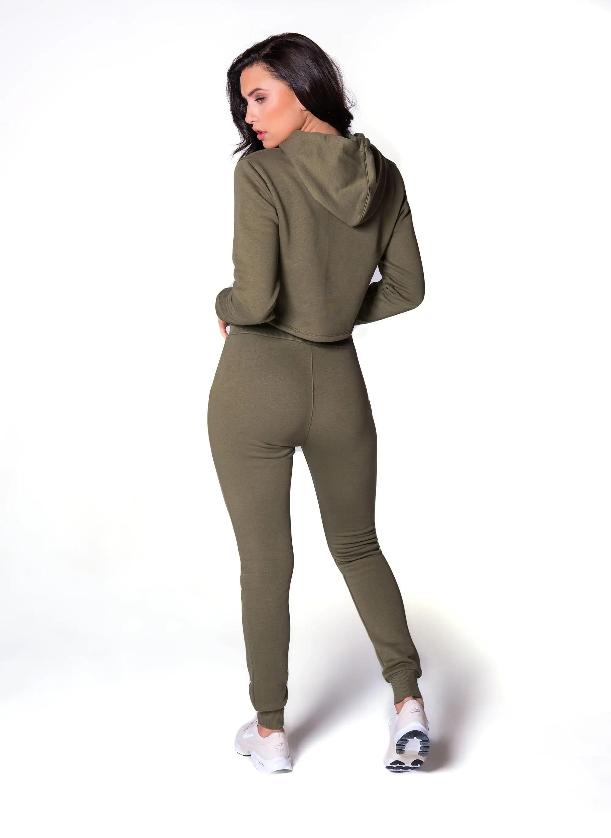 gym king olive tracksuit bottoms