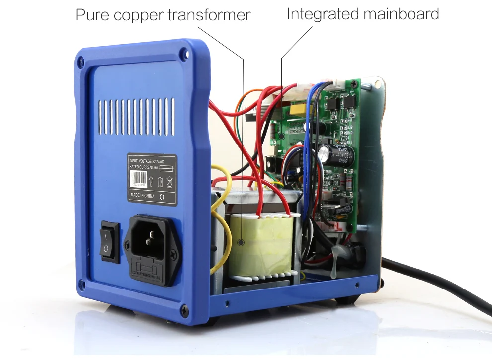 BST-878D CE Certificate 2 In 1 Soldering Station Hot Air Gun Nozzle Temperature Adjustable Heat Gun