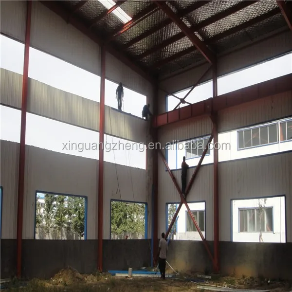 industrial prefabricated steel frame warehouse building