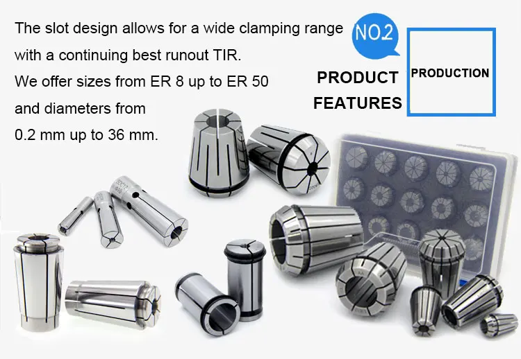 Er11 Er16 Er20 Er25 Er32 Er40 Er Spring Collets Made In China Buy E16 Collet Set,Er Collets