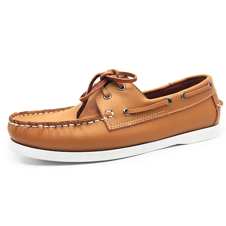 all leather boat shoes