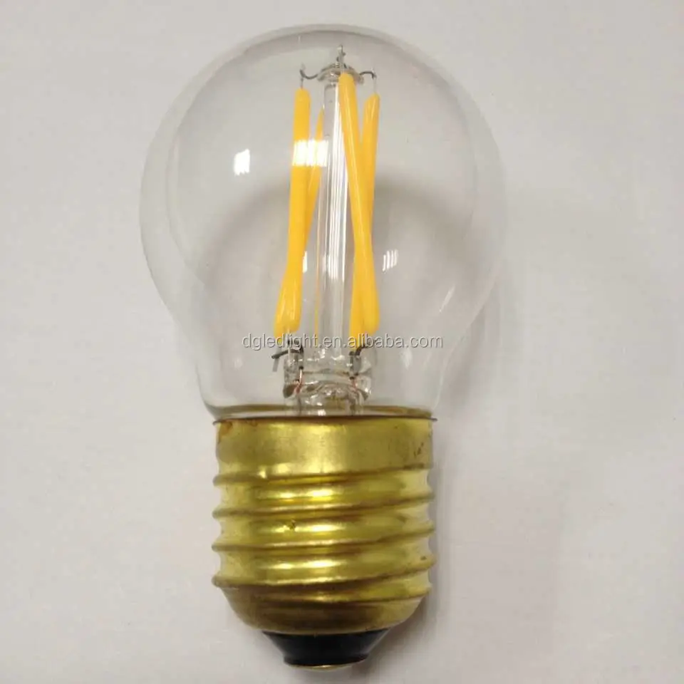 ENERGY STAR G45 LED FILAMENT LAMP 4W 2300K