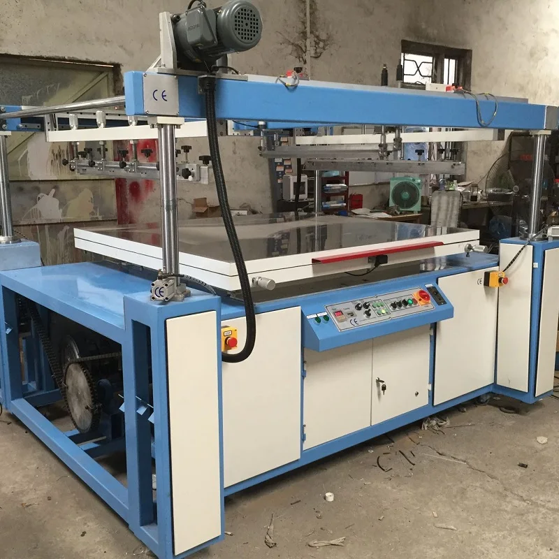 Super Large Size Glass Doors Used Screen Printing Machine With Vertical