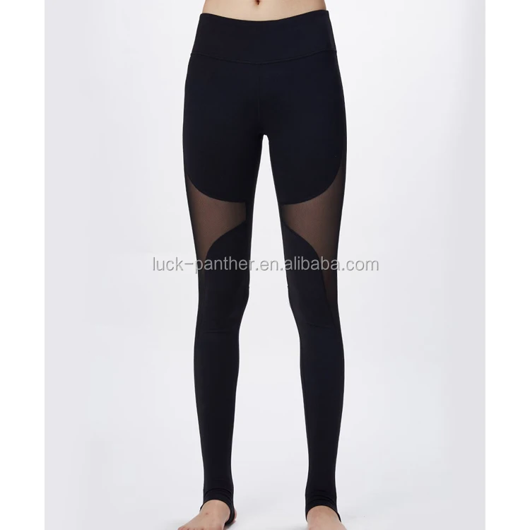 Stylish see through trousers jumper black