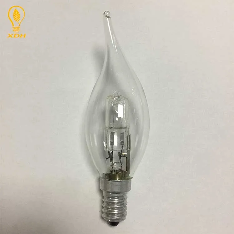 Halogen lamp candle C35 E14 18W 28W halogen light bulb