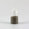 Wholesale 3 oz disposable plastic salt and pepper shakers for kitchen 100ml pet jars for spices