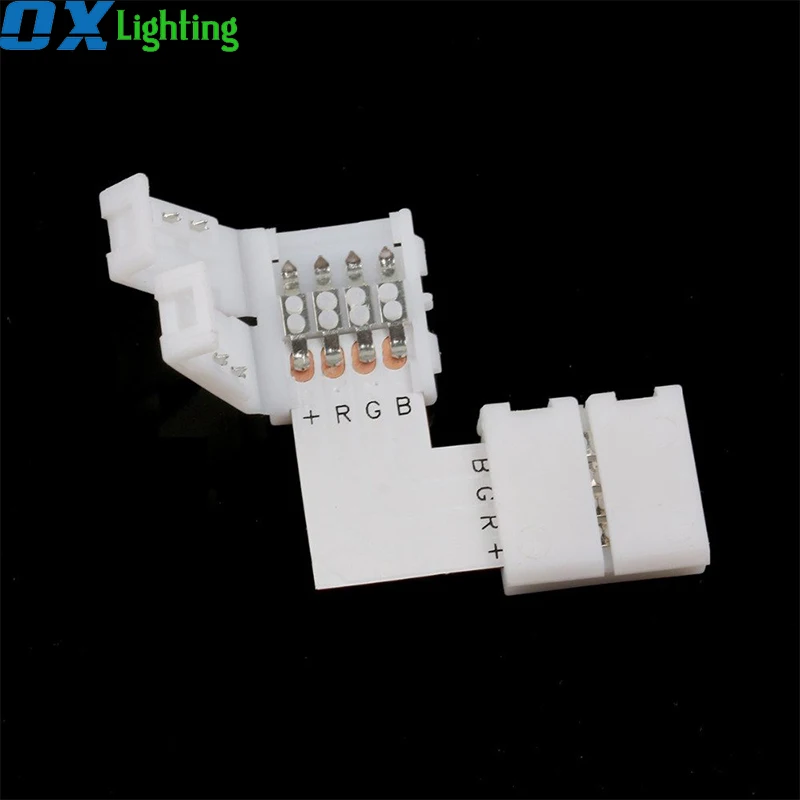 90 Degree Led Strip Connector  L RGB LED Tape Connector
