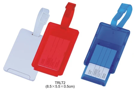 Reusable Plastic Luggage Tag Name 