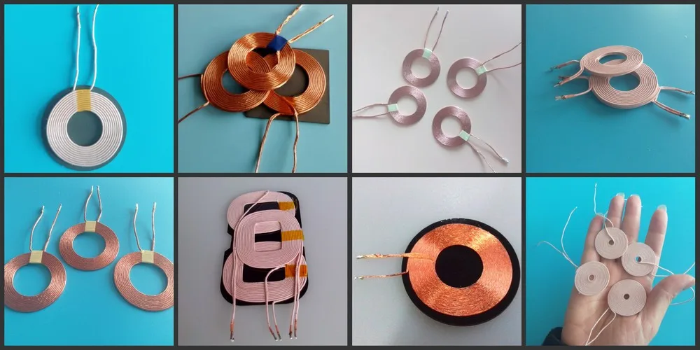 Wireless Charging Coils With Inductor Ferrite Cores For Wireless ...