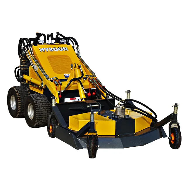 China Professional Mini Skid Steer Loader Lawn Mower Garden Machine