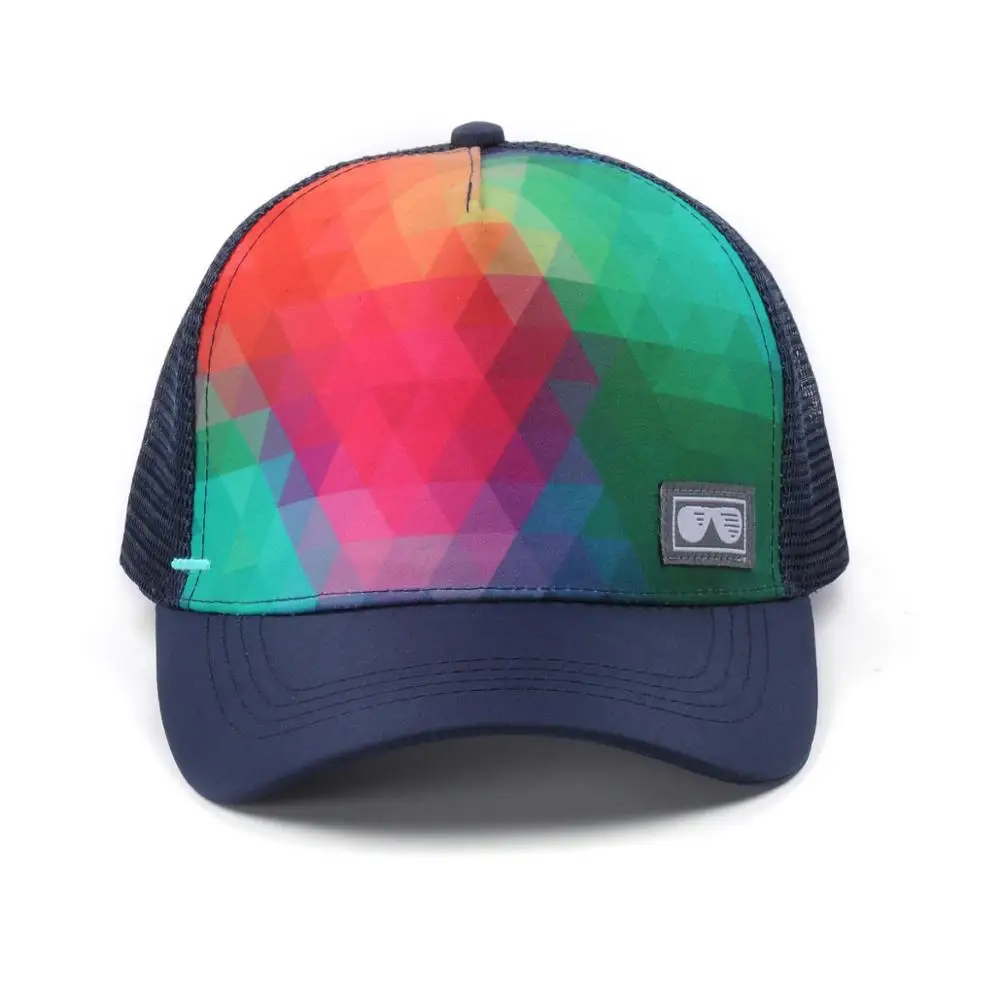 5 Panel Foam Trucker Cap Custom Printed Colorful Trucker Hat - Buy ...