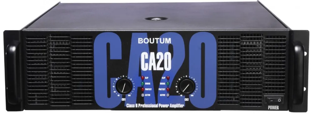 Boutum CA-20 8 ohm stereo 1300W profesyonel ses 2 kanal güç amplifikatörü