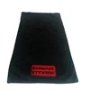 100% cotton gym towel shield custom embroidered logo sport towel