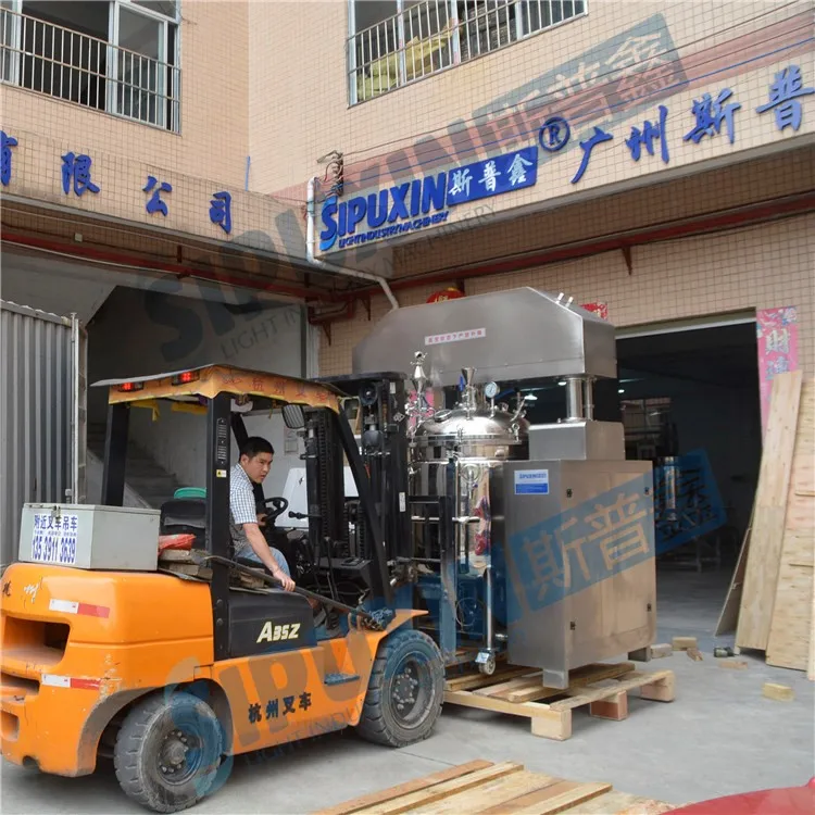 Ei 510L movable vacuum mixing tank for high viscous material (33)