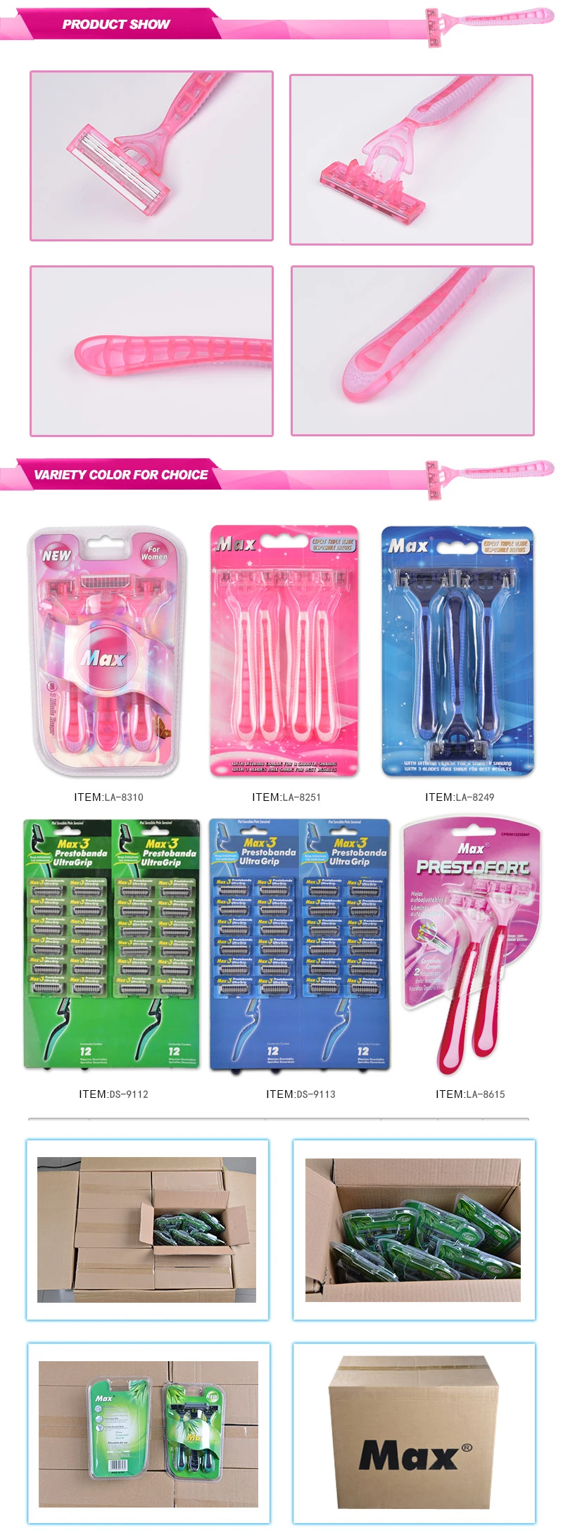 razors for women shaver razor triple blades