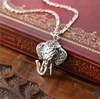 Free Sample Dropshipping 925 thai silver jewelry, sterling silver elephant pendant