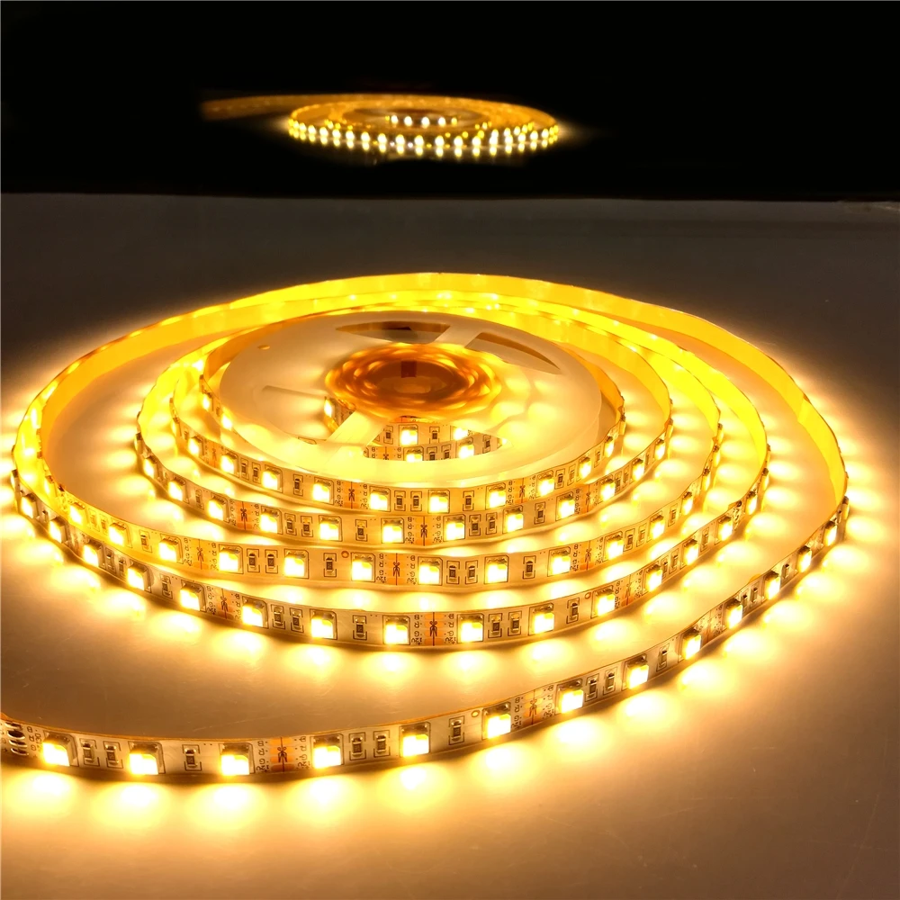 Tunable White Bicolor Cct Adjustable 2835 120led M 24v Led Strip - Buy 