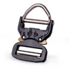 38mm Heavy Duty 18KN Steel Adjustable Belt Buckle Cobra Buckle For Military With D Ring