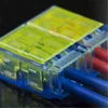 Made in China Transparent 2*2pin short connector push wire quick connector one way series terminal block