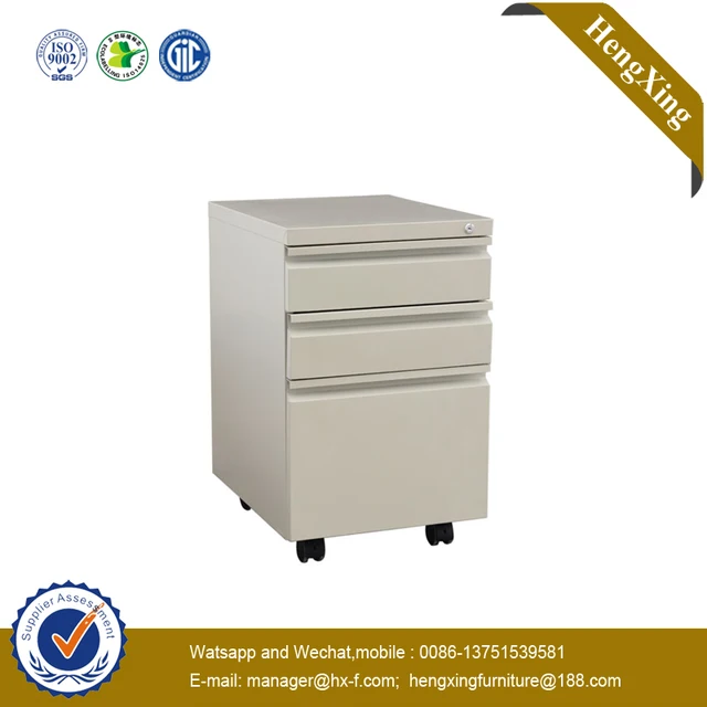 China 3 Drawer Metal File Cabinet Products Find E Saving Mobile Pedestal 3 Drawers Metal File Cabinet Hx Cc38