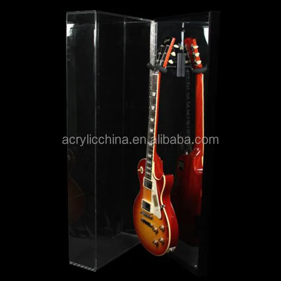 Decorative Acrylic Guitar Display Case,Storage Large Clear Acrylic