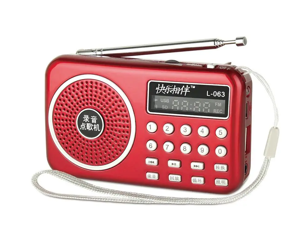 Portable Mini Music Fm Radio Speaker L063 With Fm/am Oem
