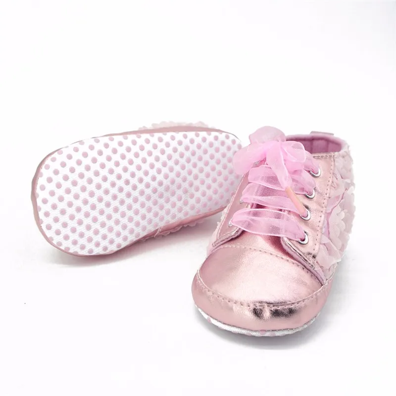 Baby Kids Toddler Sapato Infant Rose Flower Soft Sole Girl Shoes Baby ...