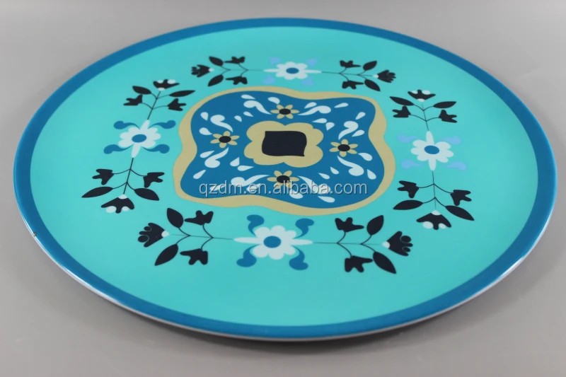 8-12 inch Melamine Food Plate, Plastic Dinner Plate