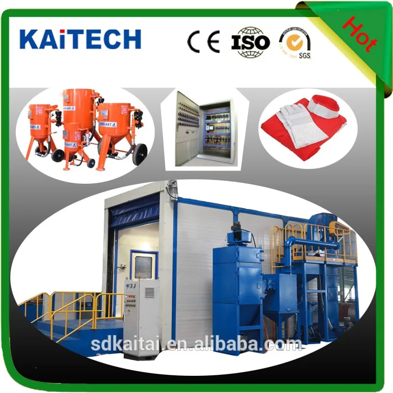Sand Blasting Booth/sand Blast Room/shot Blast System Ce Approved Automatic Recycling Sand