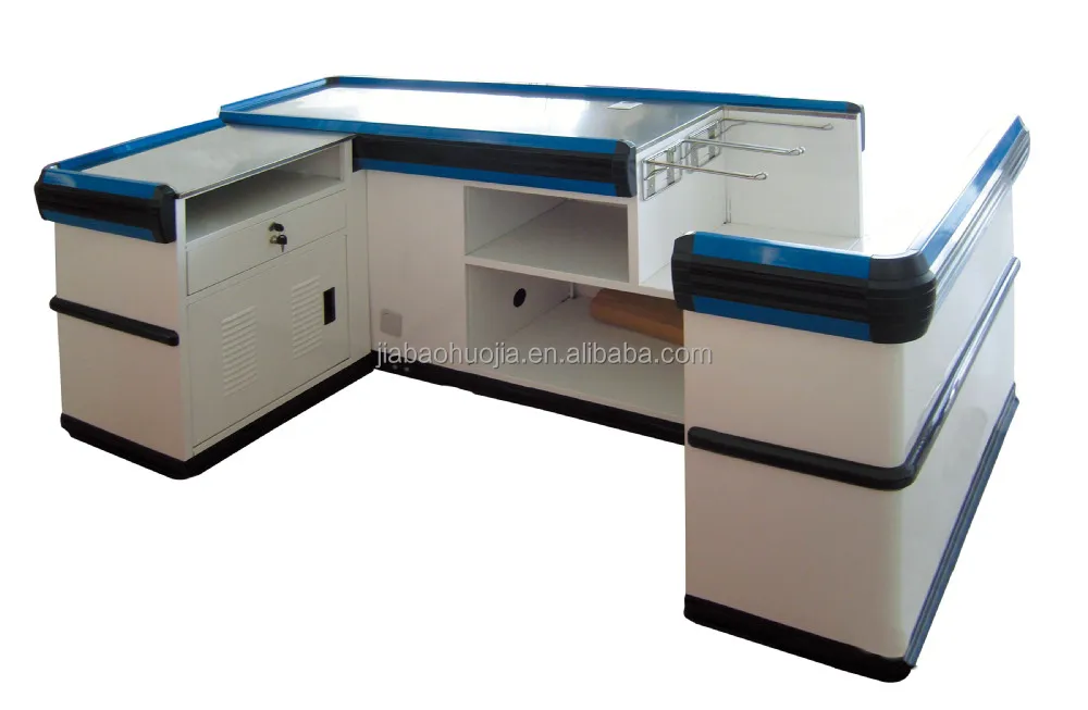 Used Retail Grocery Store Orange Checkout Counter For Sale Buy