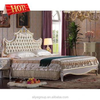 Arabic Furniture Dubai And King Bedroom Set And High Back Designer Bed ...