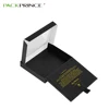 Black Custom Soft Touch Paper Top Design Folding Packaging Cardboard Carton Men T Shirt Box With Magnet