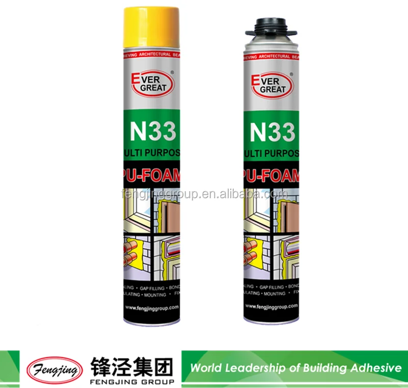 Construction Fireproof Fire Resistant B2 750ml Polyurethane Pu Foam ...