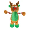 Wholesale Unique Oem Custom Cute Stuffed Christmas Milu Deer Squeaky Pet Dog Plush Toy